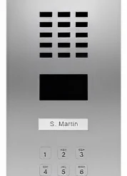 DoorBird D2101KV IP Video Door Station, 1 Call Button, Keypad, Stainless Steel