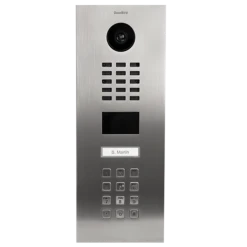 DoorBird IP Video Door Station, 1 Call Button, Keypad, Stainless Steel