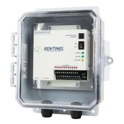 Sensaphone Sentinel SCD-1200CD Web-based Monitoring In NEMA4X Enclosure, Clear Door