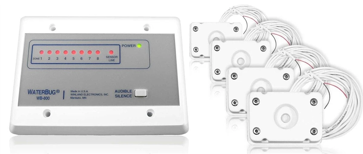 Winland Electronics Winland WB800 WaterBug 8 Zone Water Leak Detection System