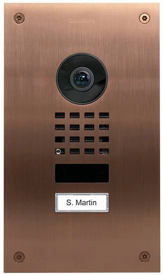 DoorBird IP Video Door Station Upgrade For D201 / D202, S.Steel V2A, Bronze